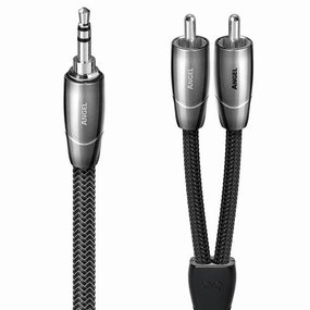 AudioQuest Angel 72V DBS 3.5mm Mini > RCA Analog Audio Interconnect Cable - 1M (3' 3") wireless audio bridge,Bluetooth transmitter,WiFi audio link,