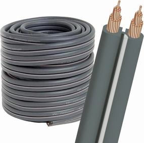 AudioQuest G-2 Bulk Speaker Cable - 16 AWG 30' (9.14m) Spool - Grey Jacket speaker cable,audio wire,hi-fi speaker cord,