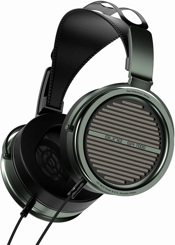 Aune SR7000 Full-Size Closed-Back Headphones with MLD Driver, Dynamic Driver, Detachable Cable, Over-Ear HiFi Hi-Res Audiophile Headphones for HiFi System, Home Audio, DAP audiophile headphones,high-end headphones,studio over-ear,