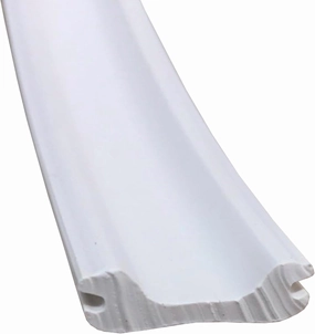 Automotive Authority LLC White RV Camper Trailer Thick Vinyl 3/4" Insert Trim Mold Flexible Screw Cover 0.75" x 50 Feet(50 ft, White) vinyl accessories,turntable parts,record player tools,