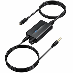 AUTOUTLET 192kHz DAC Optical to 3.5mm Converter with Volume Control, Digital to Analog Audio Converter, Optical to Aux Adapter Built-in Amplifier Chip Suitable for HDTVs, DVD, Set-top Boxes DAC,USB audio converter,digital to analog converter,