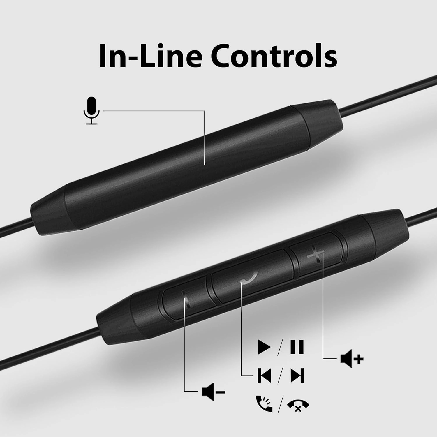 Avantree Resolve (Large)  Wired Open-Ear Earbuds w/Mic & Over-Ear Hook, for Seniors & Men w/Large Ears, Great for Office, Outdoor & Home, 3.5mm AUX
