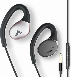 Avantree Resolve (Small-Medium)  Wired Open-Ear Earbuds w/Mic & Over-Ear Hook, for Women, Kids & Young Men w/Small Ears, Ideal for Office, Outdoor & Home, 3.5mm AUX reference headphones,neutral sound headphones,monitor headphones,
