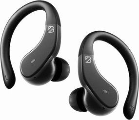 Back Bay Audio - Runner's Wireless Earbuds Bluetooth Headphones for Sports, Hook Over The Ear Buds, Deep Bass, Wrap Around Earphones with Earhooks for Running, Workout Wireless Headphones for The Gym TWS earbuds,compact wireless buds,Bluetooth ear tips,