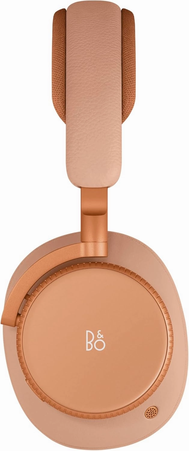 Bang & Olufsen Beoplay H100 Premium Wireless Active Noise Cancelling Over-Ear Headphones with Protective Carrying Case, Sunset Apricot