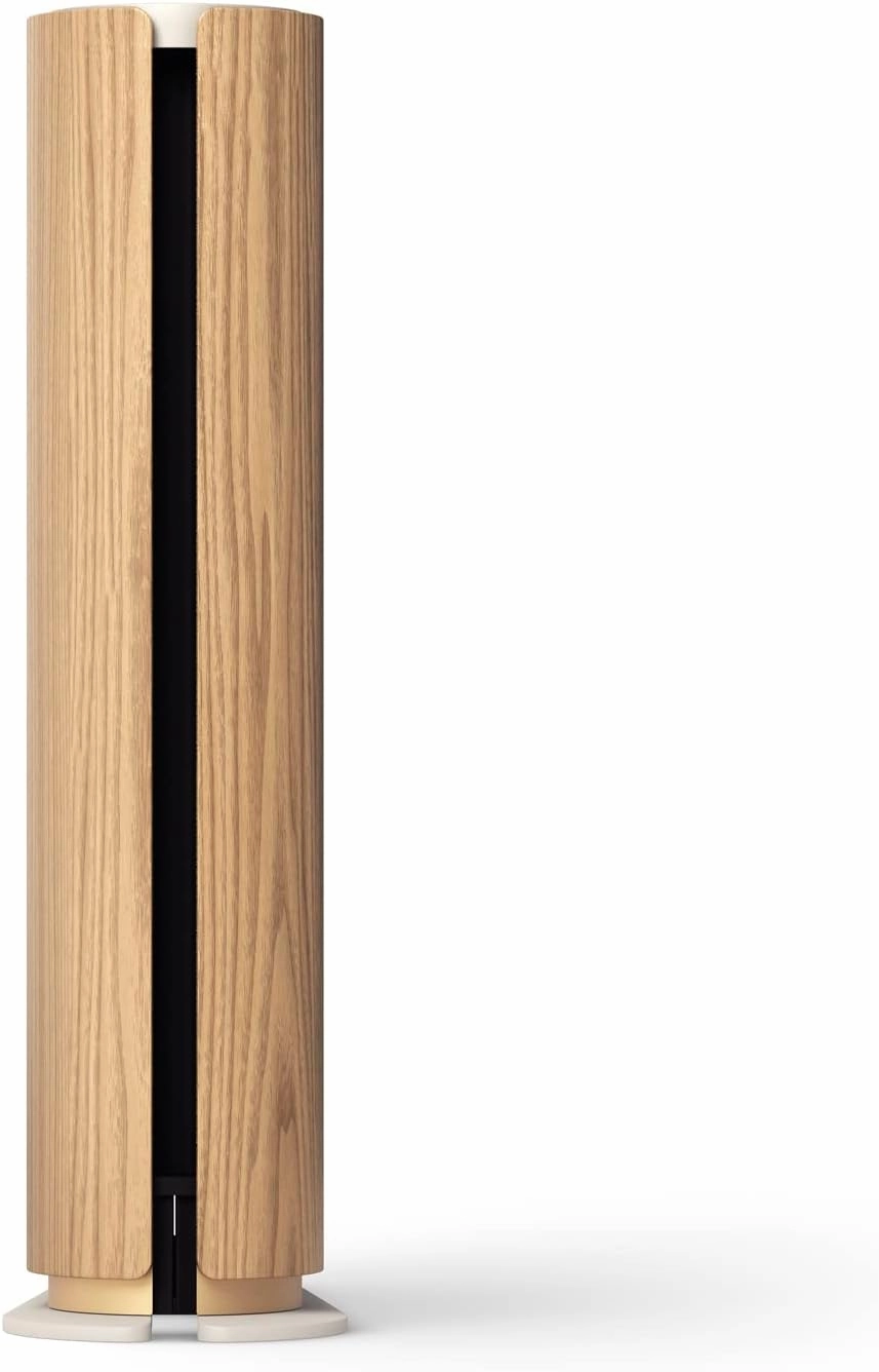 Bang & Olufsen Beosound Emerge Bookshelf Wi-Fi Speaker, Gold Tone/Light Oak