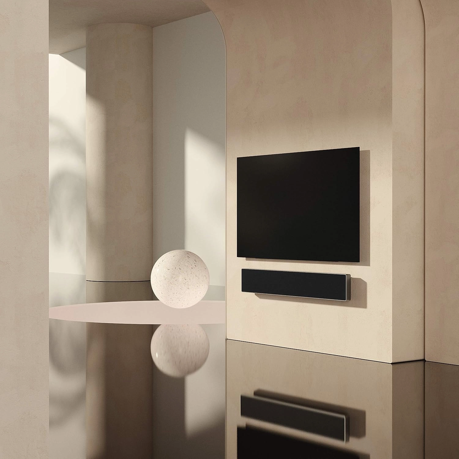 Bang & Olufsen Beosound Stage  Dolby Atmos Soundbar  TV and WiFi Speaker, Aluminum/Black