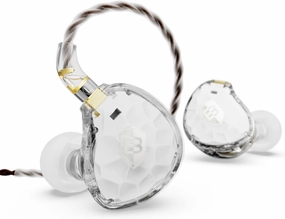 BASN ASONE 14.2mm Planar Diaphragm Driver in-Ear Monitors Earphone with Two Detachable MMCX Cables for Musicians Drummers Bass Players Singers (White) audiophile headphones,high-end headphones,studio over-ear,