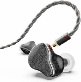 BASN Bmaster5 in Ear Monitors, 1DLC Diaphragm 4BA 5 Drivers Drummers Headphones with Silver-Plated OFC Cable, Noise Isolation IEM Earbuds for Musicians (Midnight Black) in-ear monitors,hi-fi IEMs,studio earphones,