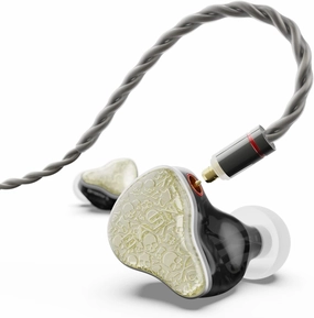 BASN Bmaster5 in Ear Monitors, 1DLC Diaphragm 4BA 5 Drivers IEM Earphones with Silver-Plated OFC Cable, Noise Isolation Wired Earbuds for Musicians (Starlight Gold) in-ear monitors,hi-fi IEMs,studio earphones,