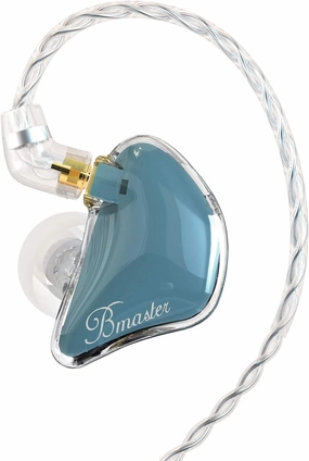 BASN Bmaster Triple Drivers in Ear Monitor Headphone with Two Detachable Cables Fit in Ear Suitable for Audio Engineer, Musician (Blue) in-ear monitors,hi-fi IEMs,studio earphones,