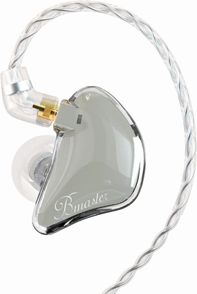 BASN Bmaster Triple Drivers in Ear Monitor Headphone with Two Detachable Cables Fit in Ear Suitable for Audio Engineer, Musician (Grey) in-ear monitors,hi-fi IEMs,studio earphones,