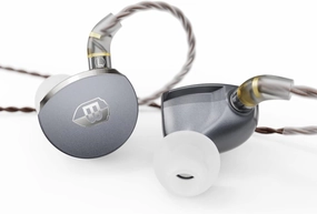 BASN MTPro in Ear Monitors, 14.5mm Planar HiFi IEM Headphones with CNC Process and 4-Core Litz OCC Single-Crystal Copper Cable for Musicians(Metallic Gray) reference headphones,neutral sound headphones,monitor headphones,