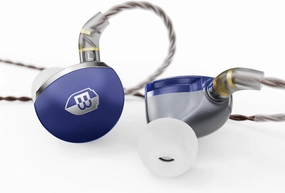 BASN MTPro in Ear Monitors, 14.5mm Planar HiFi IEM Headphones with CNC Process and 4-Core Litz OCC Single-Crystal Copper Cable for Musicians(Navy Blue) reference headphones,neutral sound headphones,monitor headphones,