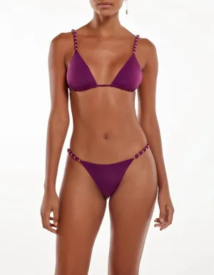 Beads Bottom In Purple