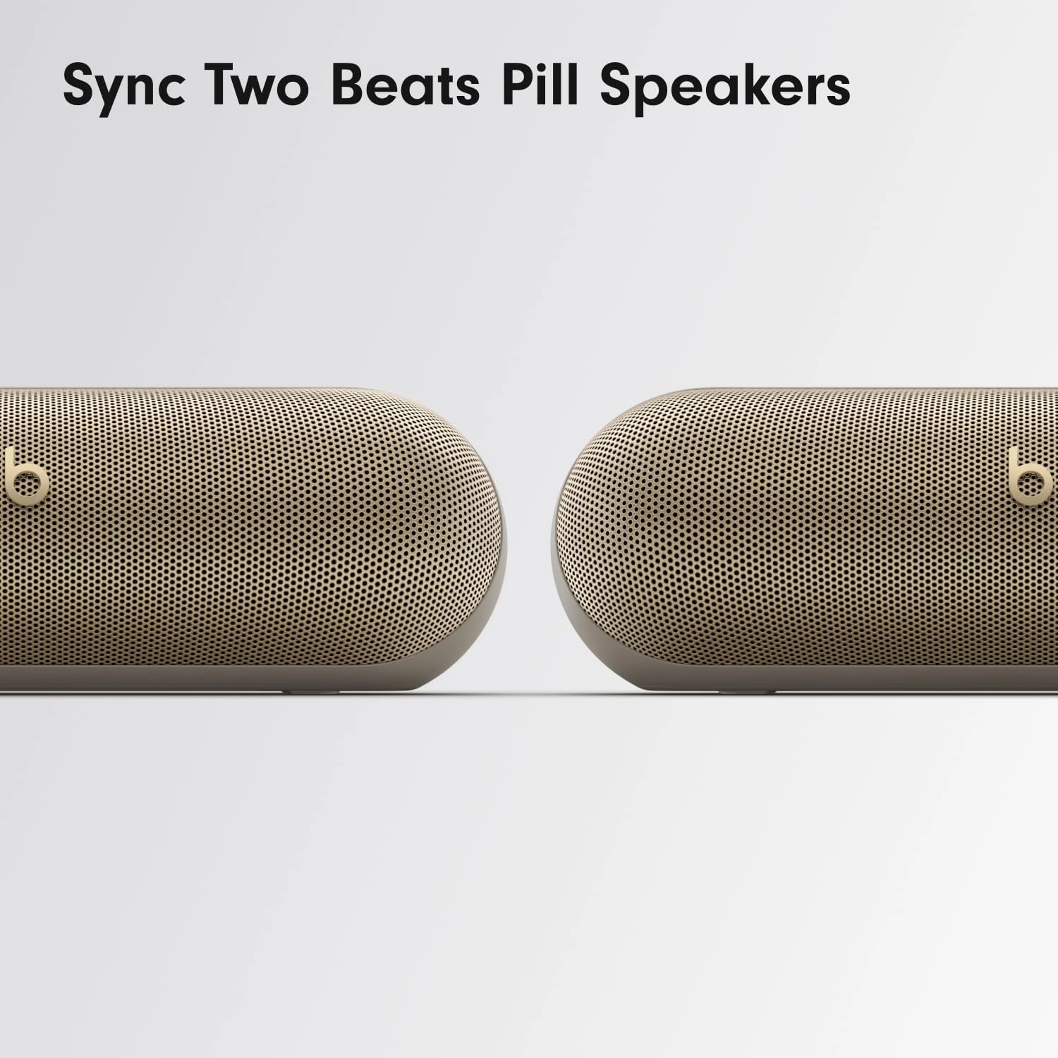 Beats Pill - Portable Bluetooth Speaker- Up to 24H Battery Life, Water Resistant, Bluetooth, Apple & Android Compatible, Seriously Loud Sound for Home, Outdoor and Travel- Champagne Gold