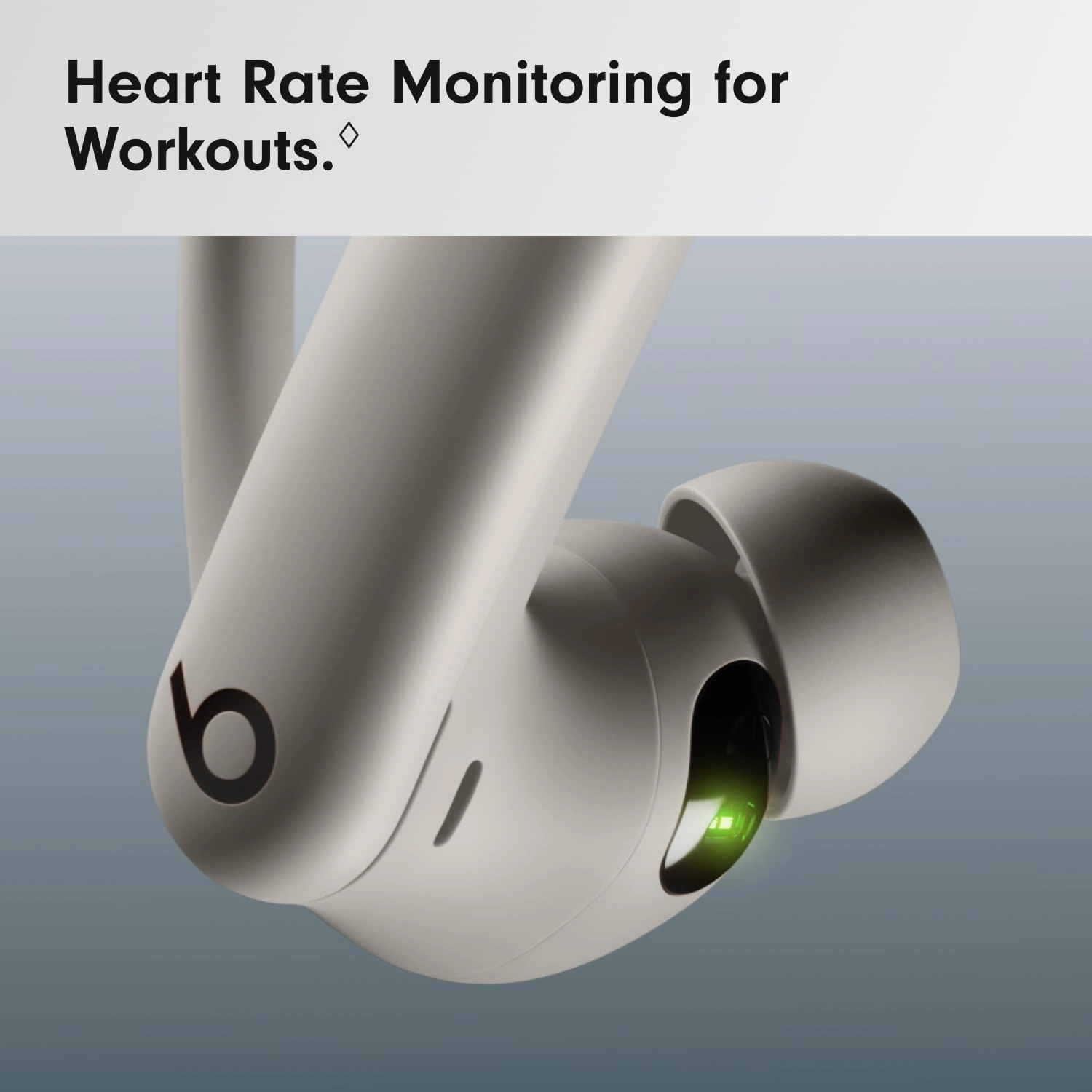 Beats Powerbeats Pro 2 Wireless Bluetooth Earbuds - Noise Cancelling, Heart Rate Monitor, IPX4, Up to 45H Battery & Charging Case, Works with Apple & Android - Quick Sand