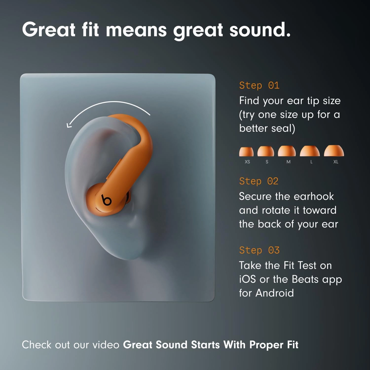 Beats Powerbeats Pro 2 Wireless Bluetooth Earbuds with AppleCare  (2 years) - Jet Black