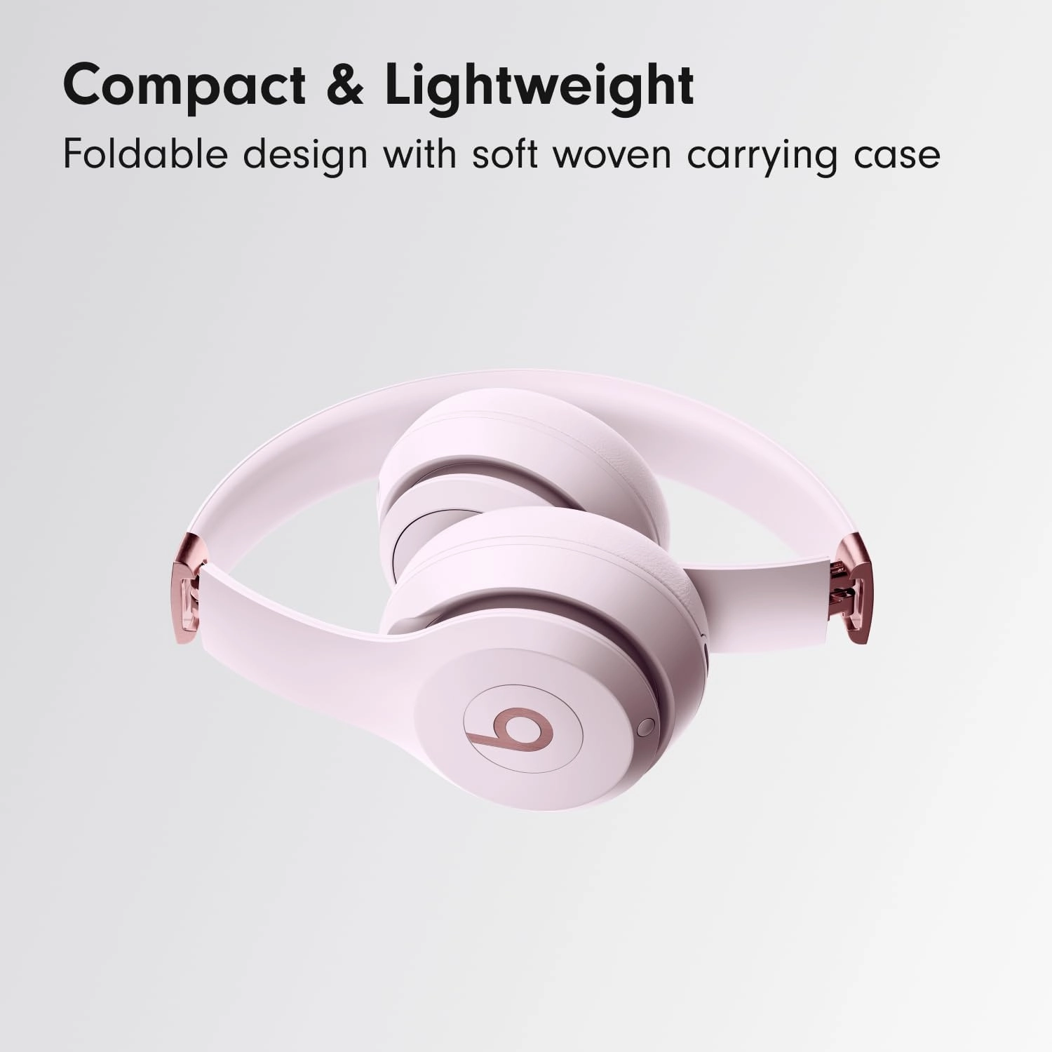 Beats Solo4 with AppleCare  for Headphones (2 Years) - Cloud Pink