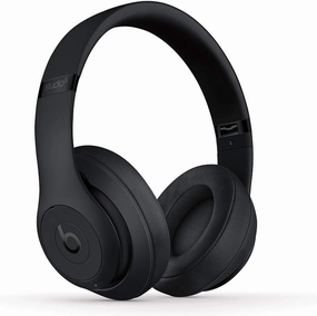Beats Studio3 Wireless Headphones - Matte Black (Renewed) noise cancelling headphones,ANC headphones,travel headphones,