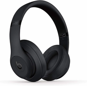 Beats Studio3 Wireless Noise Cancelling Over-Ear Headphones - Apple W1 Headphone Chip, Class 1 Bluetooth, 22 Hours of Listening Time, Built-in Microphone - Matte Black over-ear headphones,closed back headphones,wireless studio cans,