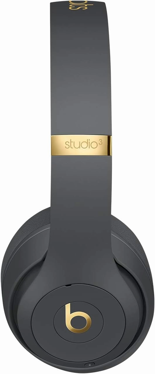 Beats Studio3 Wireless Noise Cancelling Over-Ear Headphones - Apple W1 Headphone Chip, Class 1 Bluetooth, 22 Hours of Listening Time, Built-in Microphone - Shadow Gray