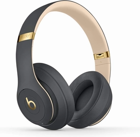 Beats Studio3 Wireless Noise Cancelling Over-Ear Headphones - Apple W1 Headphone Chip, Class 1 Bluetooth, 22 Hours of Listening Time, Built-in Microphone - Shadow Gray over-ear headphones,closed back headphones,wireless studio cans,