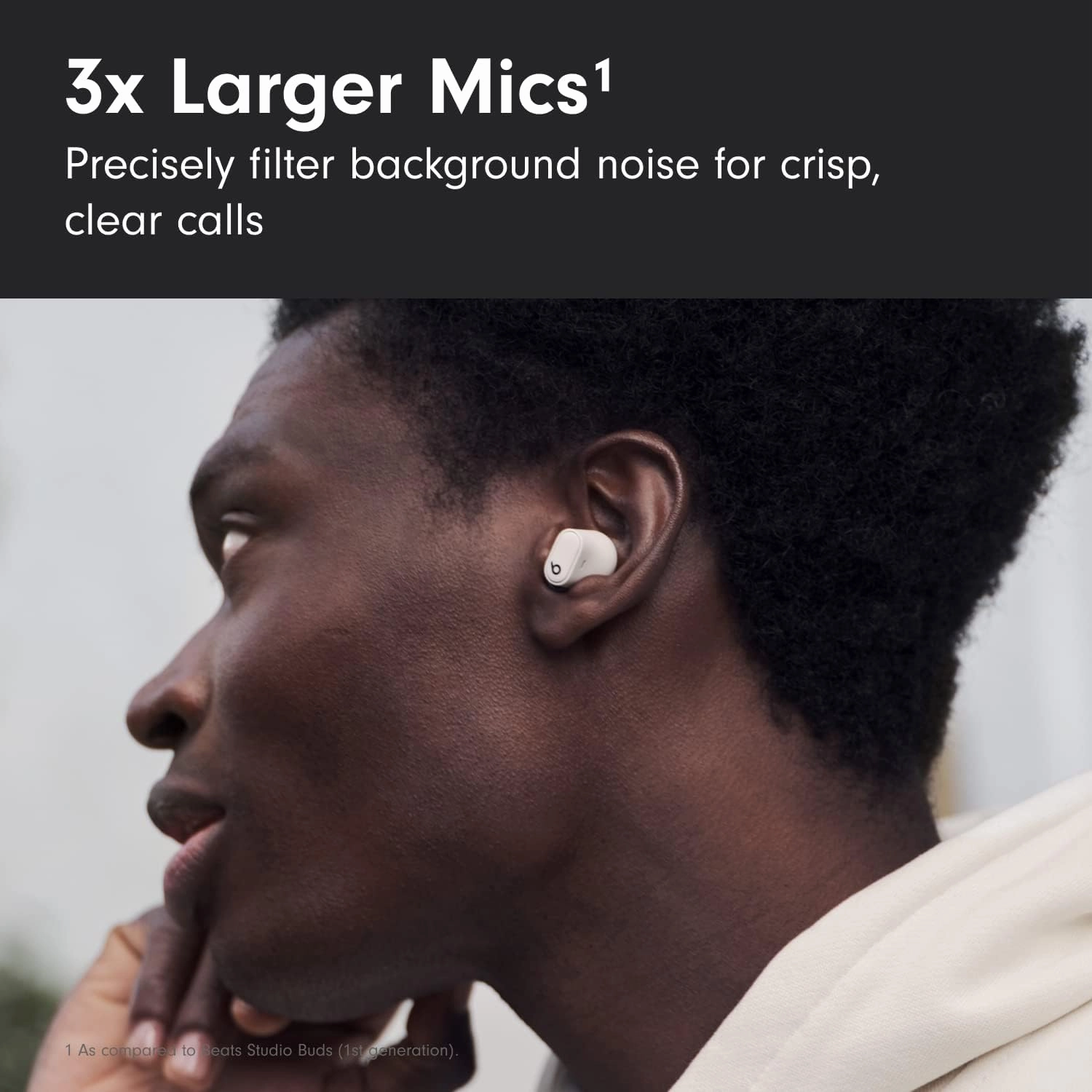 Beats Studio Buds   - Ivory with AppleCare  (2 Years)