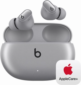 Beats Studio Buds   - Silver with AppleCare  (2 Years) wireless earbuds,Bluetooth earphones,true wireless stereo,