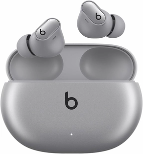 Beats Studio Buds   | True Wireless Noise Cancelling Earbuds, Enhanced Apple & Android Compatibility, Built-in Microphone, Sweat Resistant Bluetooth Headphones, Spatial Audio - Cosmic Silver noise cancelling headphones,ANC headphones,travel headphones,