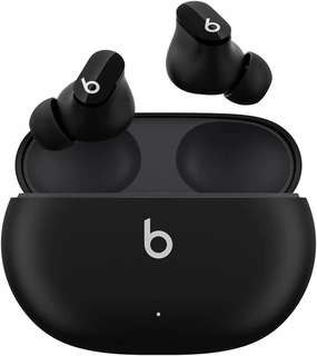 Beats Studio Buds - True Wireless Noise Cancelling Earbuds - Compatible with Apple & Android, Built-in Microphone, IPX4 Rating, Sweat Resistant Earphones, Class 1 Bluetooth Headphones - Black TWS earbuds,compact wireless buds,Bluetooth ear tips,