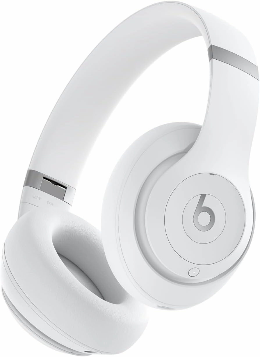 Beats Studio Pro - Wireless Bluetooth Noise Cancelling Headphones - Personalized Spatial Audio, USB-C Lossless Audio, Apple & Android Compatibility, Up to 40 Hours Battery Life - Matte White over-ear headphones,closed back headphones,wireless studio ca