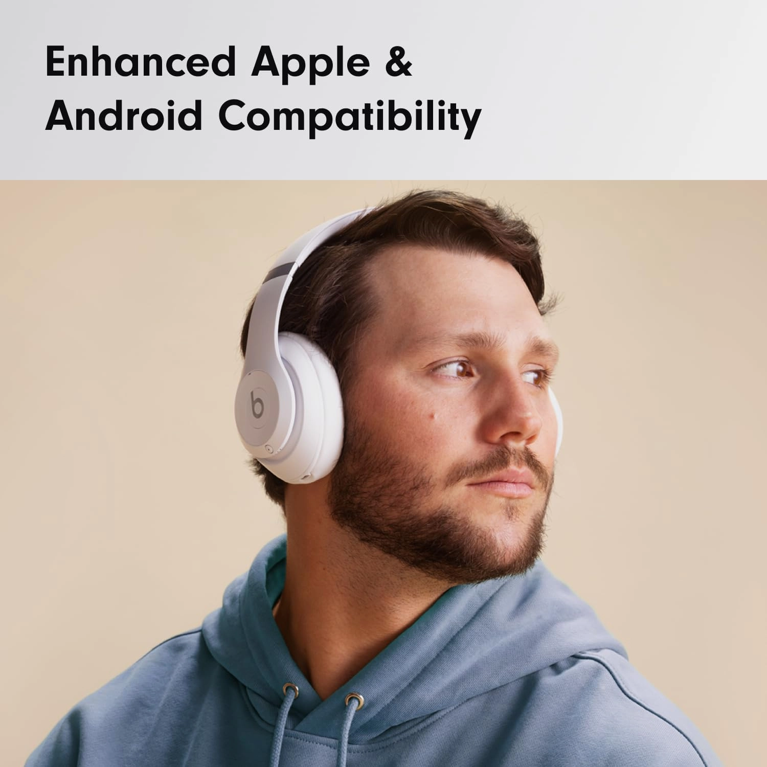 Beats Studio Pro with AppleCare  for Headphones (2 Years) - Matte White