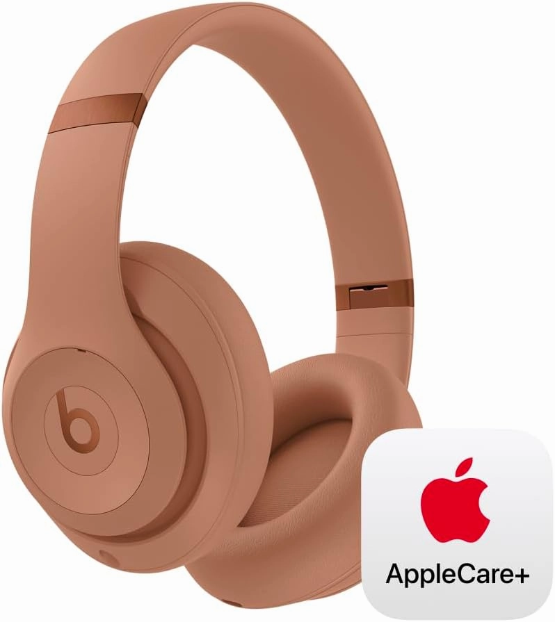Beats Studio Pro x Kim Kardashian - Bluetooth Noise Cancelling Headphones with AppleCare  (2 Years) - Dune over-ear headphones,closed back headphones,wireless studio cans,