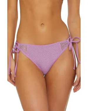 BECCA Network Bottom Womens Large Malva Stretch Tie Side Hipster Swimwear VDA132