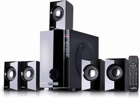 beFree Sound 5.1 Channel Bluetooth Surround Sound Speaker System in Black surround sound system,cinema audio kit,5.1 surround package,