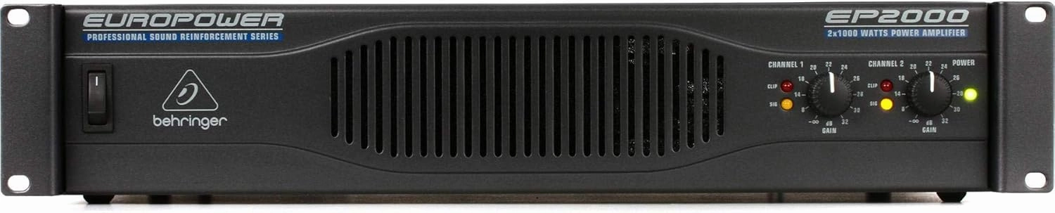 Behringer Europower EP2000 Power Amplifier power amplifier,stereo amp,hi-fi power amp,