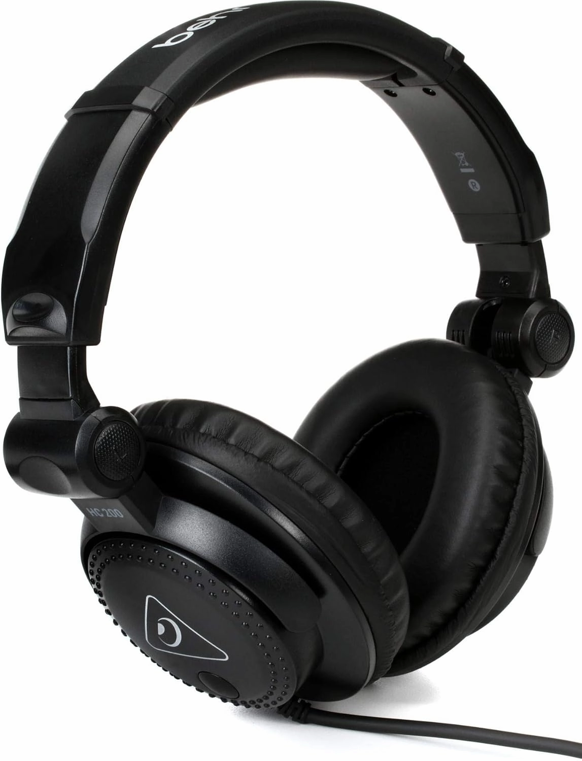 Behringer HC 200 Professional Closed-Back Over-Ear DJ Headphones reference headphones,neutral sound headphones,monitor headphones,