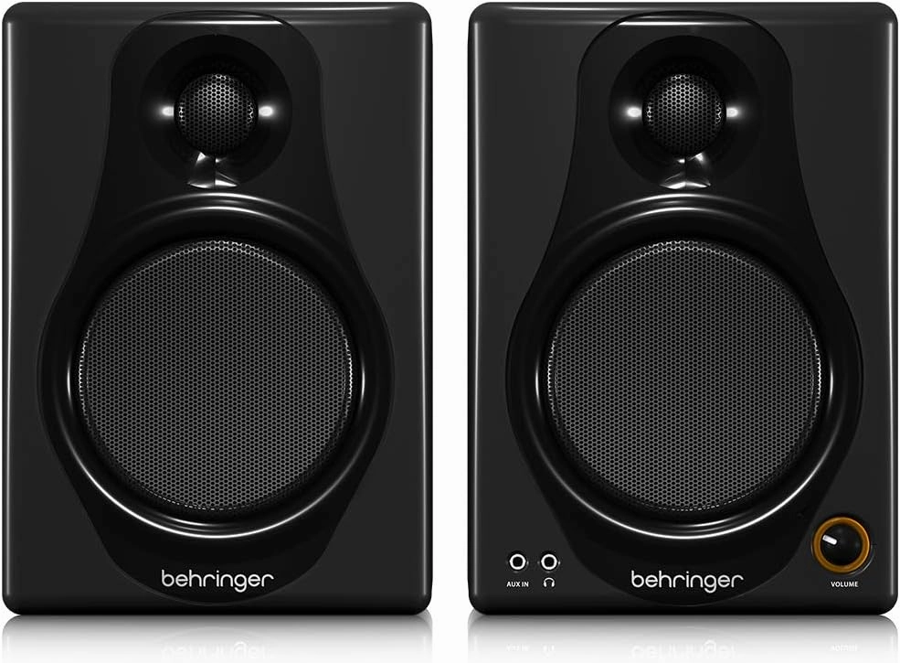 Behringer MEDIA 40USB High-Resolution,150 Watt Bi-Amped Digital Monitor Speakers with USB Input studio monitors,nearfield speakers,mixing reference monitors,