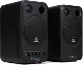 Behringer MS16 16-Watt Powered Monitor System studio monitors,nearfield speakers,mixing reference monitors,