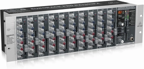 Behringer RX1202FX V2 Premium 12-Input Mic/Line Rack Mixer with XENYX Mic Preamplifiers, British EQ's and Multi-FX Processor audio rack,hi-fi component stand,media shelf,