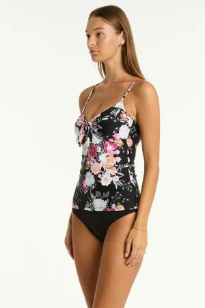 Belle Tie Front B/C Cup Singlet Top
