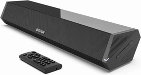 Bestisan Sound Bars for TV, 16'/50W Small Soundbar for TV, Sound Bar with Depths Sound Enhanced/DSP/Bass /3EQ, Surround Sound Speakers for TV Works with HDMI ARC/CEC,Optical/BT/PC  soundbar,TV speaker bar,home theater soundbar,