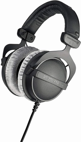 beyerdynamic DT 770 PRO 80 Ohm Studio Headphone (Renewed) reference headphones,neutral sound headphones,monitor headphones,