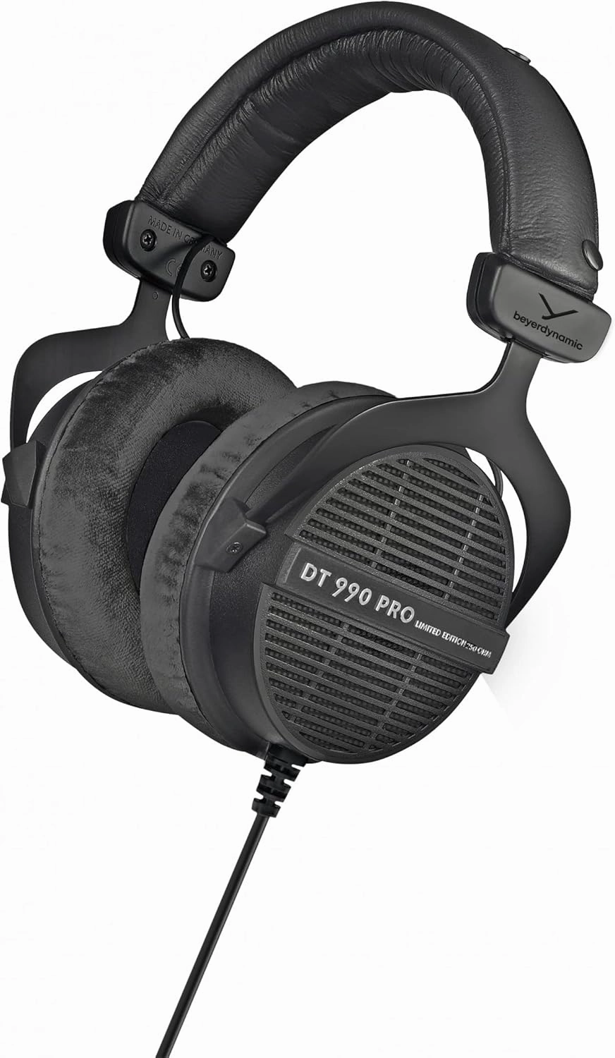 beyerdynamic DT 990 PRO 250 ohm - LIMITED EDITION (Black, Straight Cable) audiophile headphones,high-end headphones,studio over-ear,