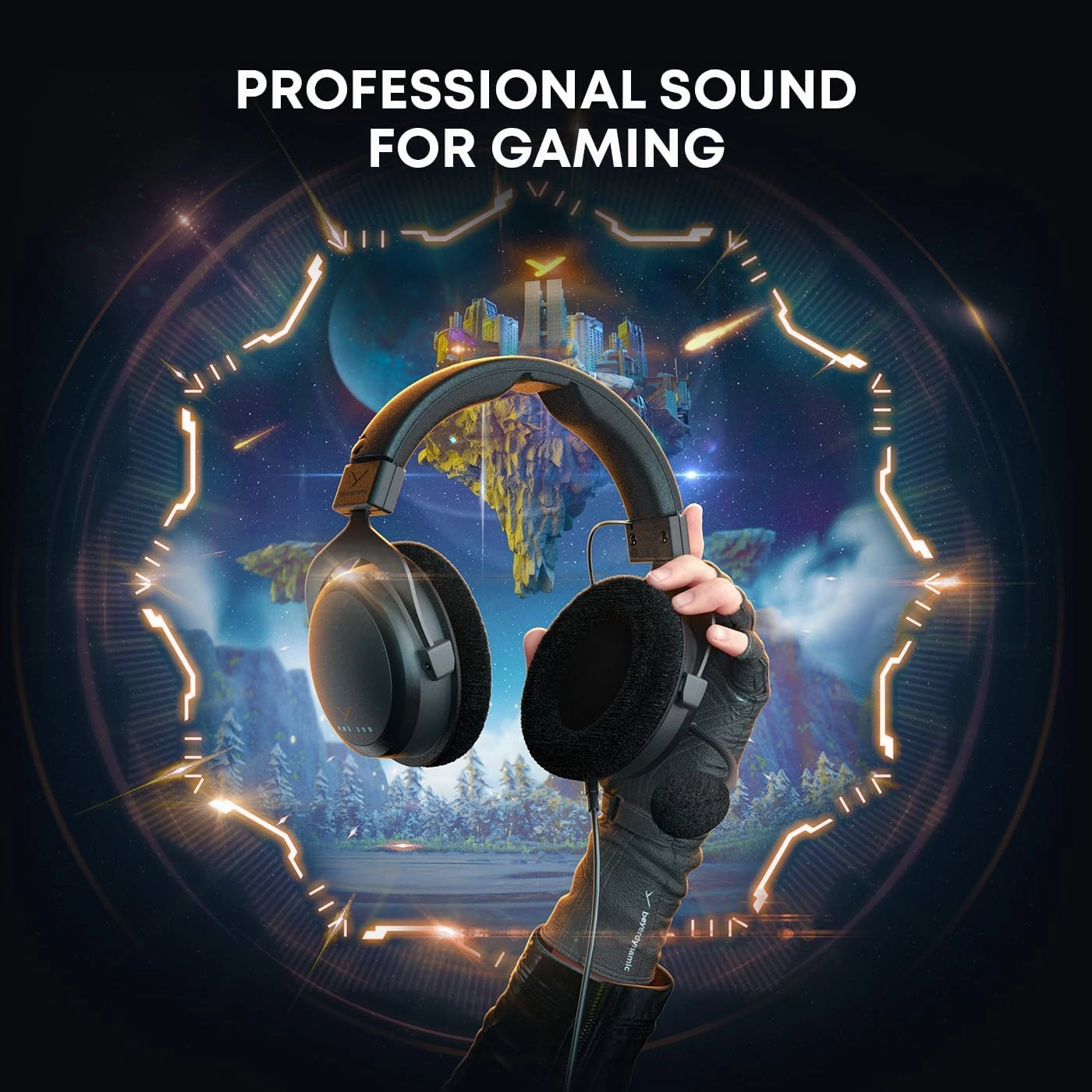 beyerdynamic MMX 300 PRO Gaming Headset with Stellar.45 Driver and Condenser Microphone, Wired Gaming Headset Suitable for PC, Xbox, PlayStation and Nintendo Switch. Handmade in Germany