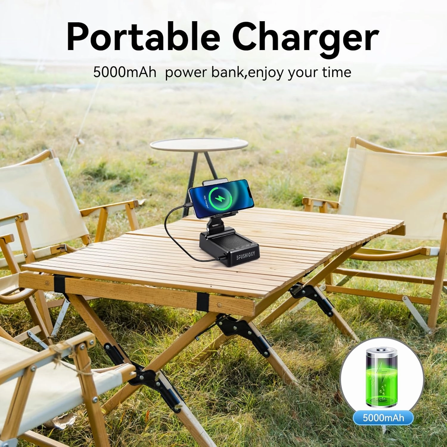 Birthday Gifts for Men Women Father's Day - Phone Stand with Wireless Speaker and Charger for iPhone/Android/Tablet, Unique Gift for Him Dad Mom Tech Gadgets