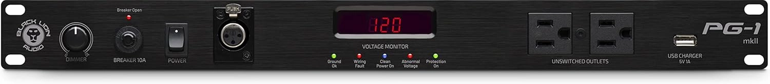 Black Lion Audio PG-1 MK2 Rackmount Power Conditioner rackmount gear,audio rack equipment,studio rackmounts,