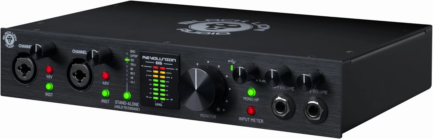 Black Lion Audio Revolution 6x6 USB Audio Interface balanced output player,audiophile player,hi-res digital player,