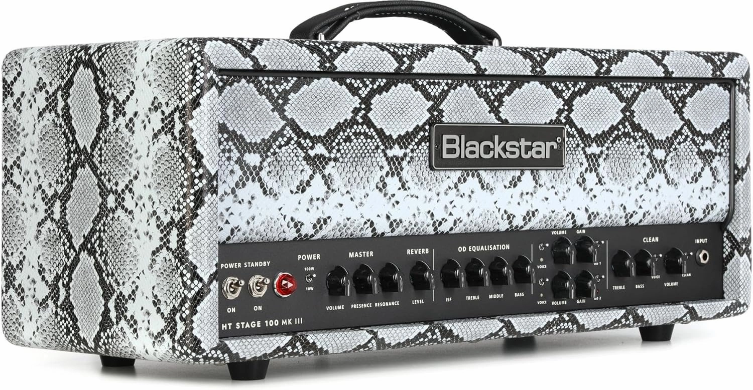 Blackstar HT Stage 100 MK III - 100-watt Guitar Tube Amp Head w/ 3 Channels - Limited-Edition Snakeskin tube amplifier,valve amp,audiophile tube stereo,